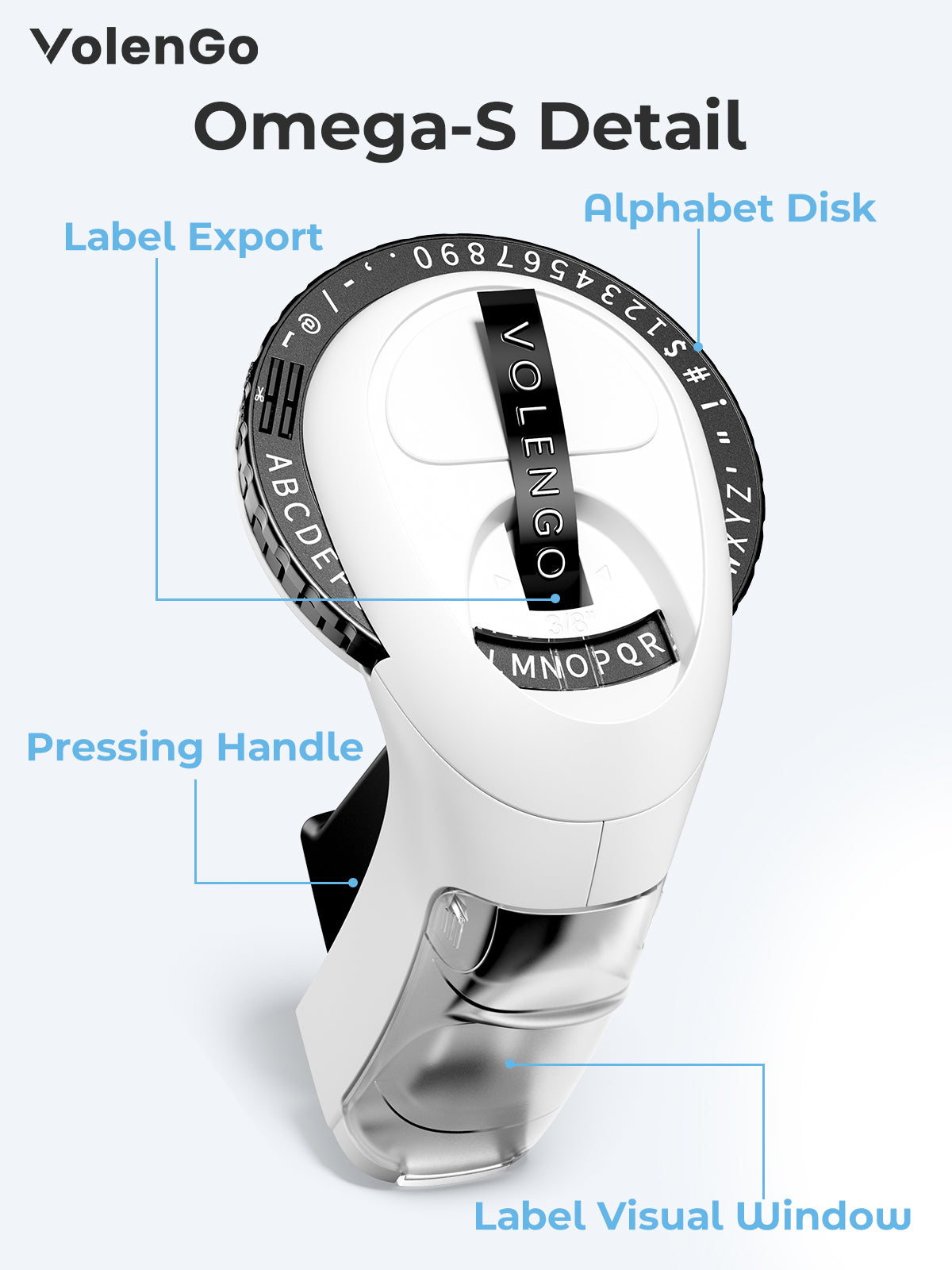 Embossing Label Maker, Embossed Label Maker Machine, Retro Embosser, Vintage & Portable Labeler, 1 Roll Black 3D Plastic Embossing Labeling Tape, Child DIY Crafting, Easy Use Manual Embosser