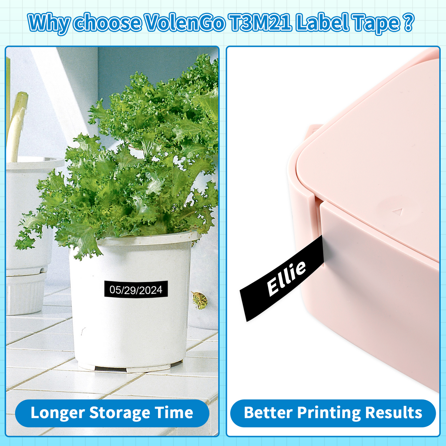 VolenGo T3M35 Compatible with Brother M-K231 12 mm Label Tape, Compatible with Brother M-K231S M-K231 MK231S M-K231BZ Label Tape for Brother PT-55/PT-60/PT-65/PT-70/PT-80/PT-85/PT-90/PT-M95