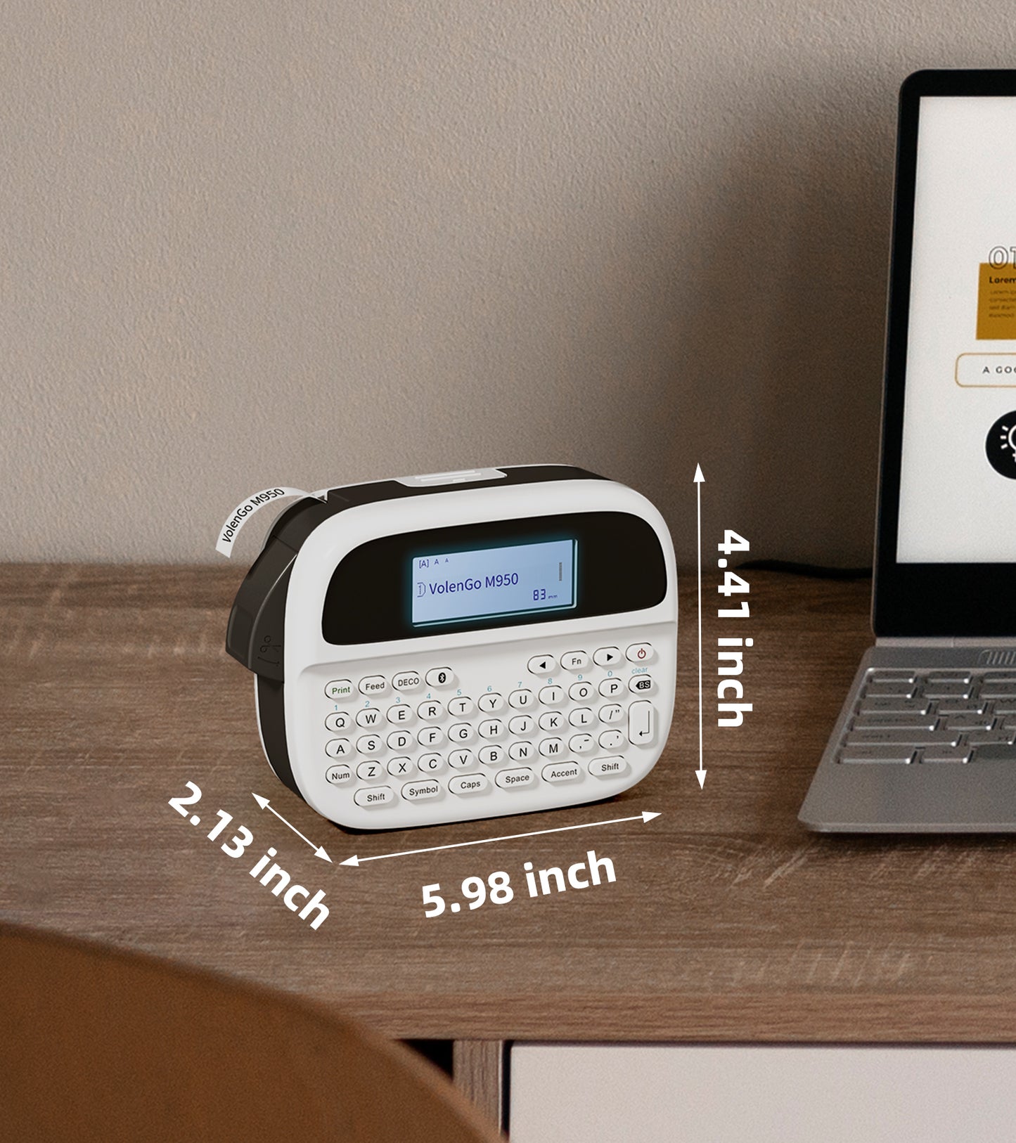M950 Label Maker Machine with Tape