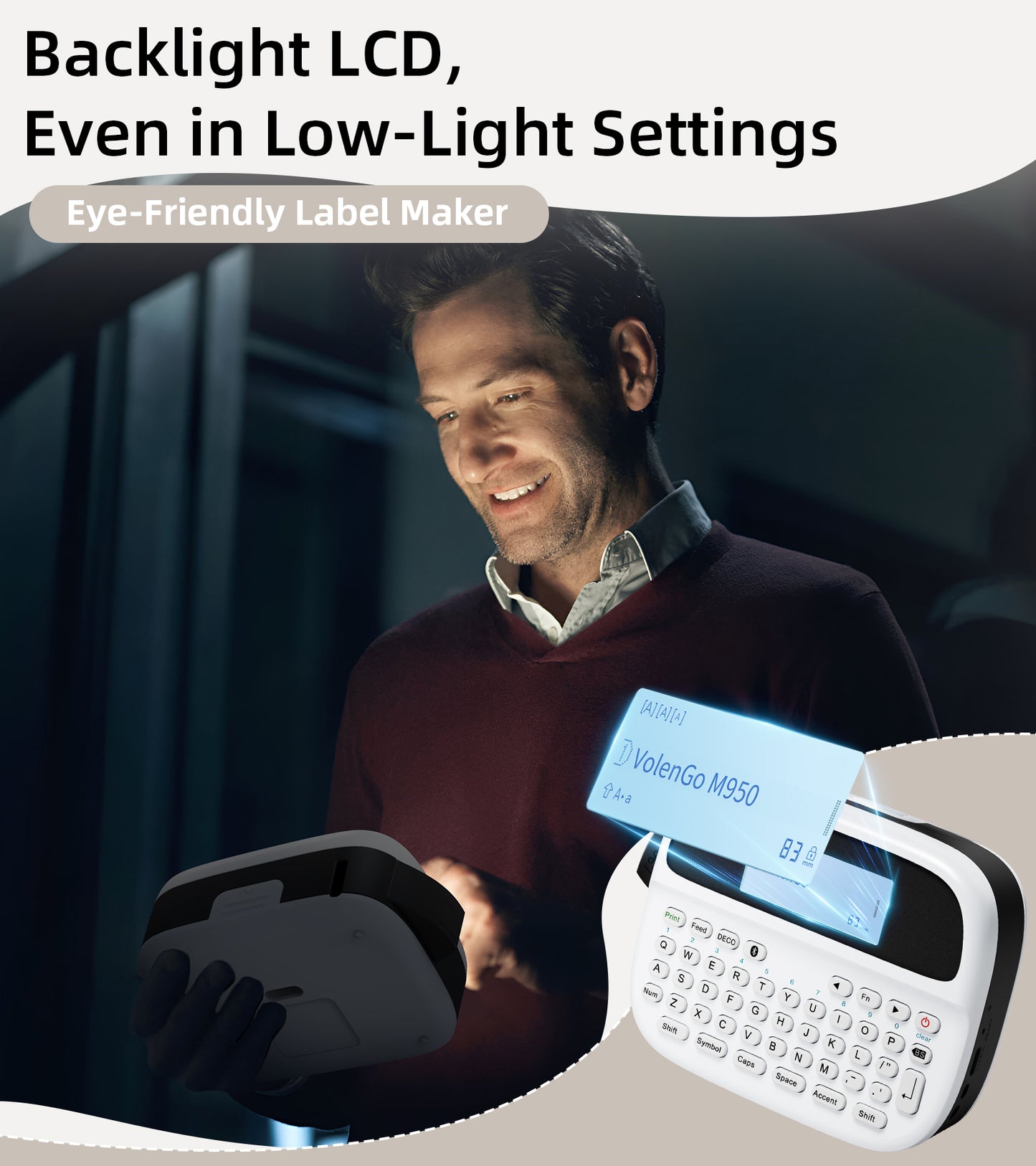 M950 Label Maker Machine with Tape