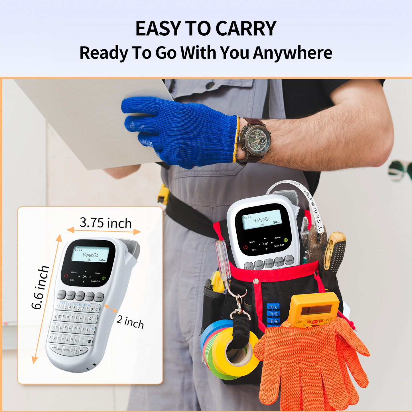 H1100 Label Maker Machine with Tape