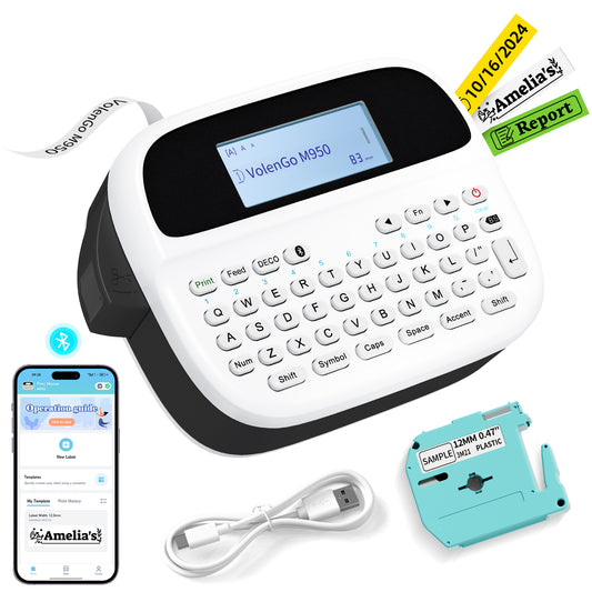 M950 Label Maker Machine with Tape