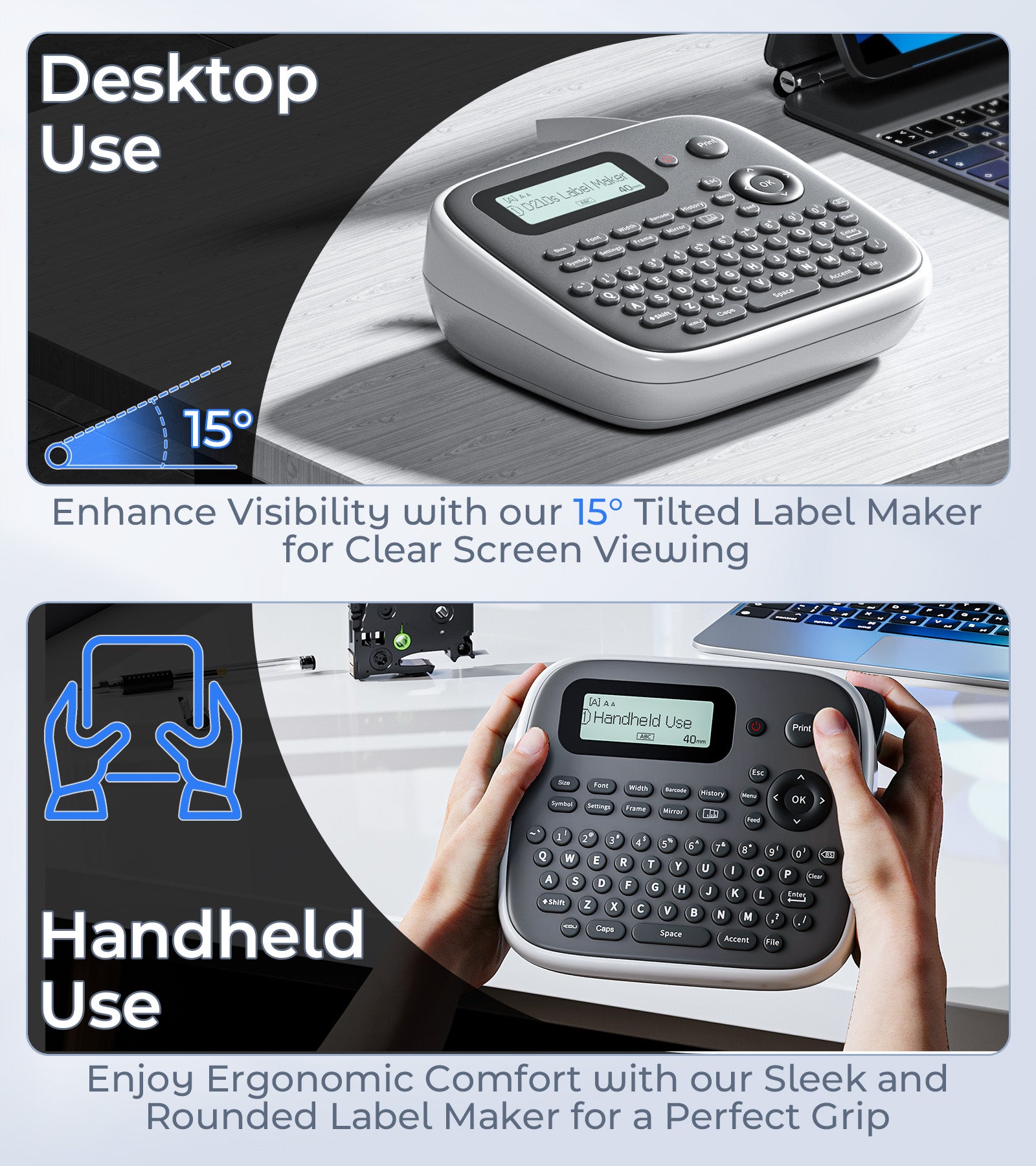 D210s Label Maker Machine with Tape – Volengo